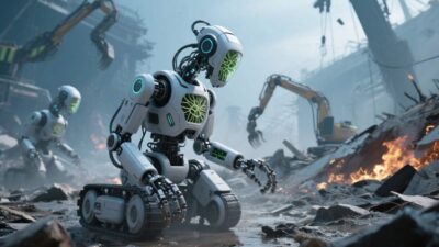 Biohybrid Robots for Disaster Response