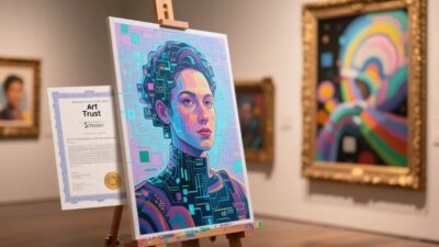 Blockchain-Verified Authenticity for Digital Art
