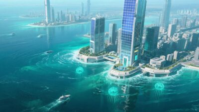 Floating Cities Powered by Ocean Currents