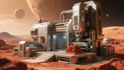 Self-Replicating 3D Printers for Off-World Colonies
